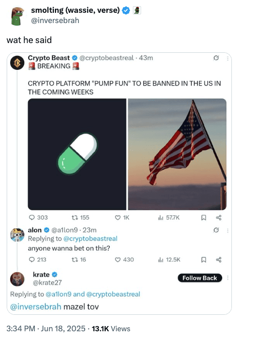 Featured in inversebrah tweet - krate mentioned by inversebrah